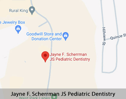 Map image for Pediatric Dental Center in Cape Girardeau, MO